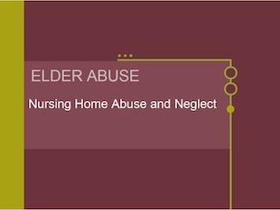 Elder Abuse